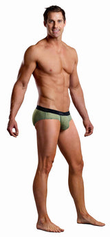 MP491192 Malepower Lo Rise Bikini - Olive