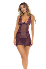 RR51014 Rene Rofe Lingerie Lingerie Sneak Peak Chemise Set