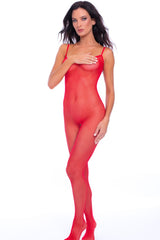 RR7008 Rene Rofe Lingerie Lingerie Criss X Back Strap Bodystocking