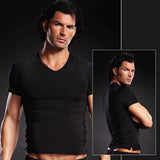 BLM007 Blue Line Microfibre V-Neck Tee Black