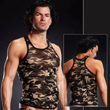 BLM018 Blue Line Mesh Racerback Tank Camouflage
