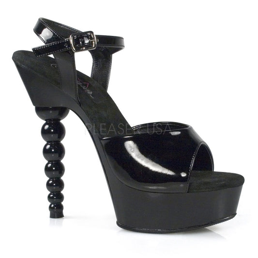 Pleaser BLO609 Black/Black Sexy Shoes Discontinued Sale Stock