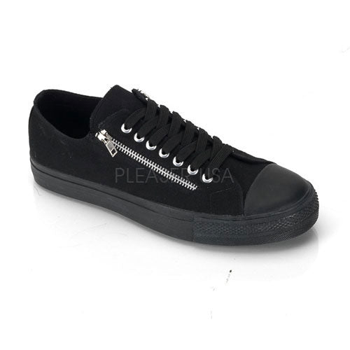 Demoniacult DEV06 Black Canvas/Blk Sexy Shoes Discontinued Sale Stock