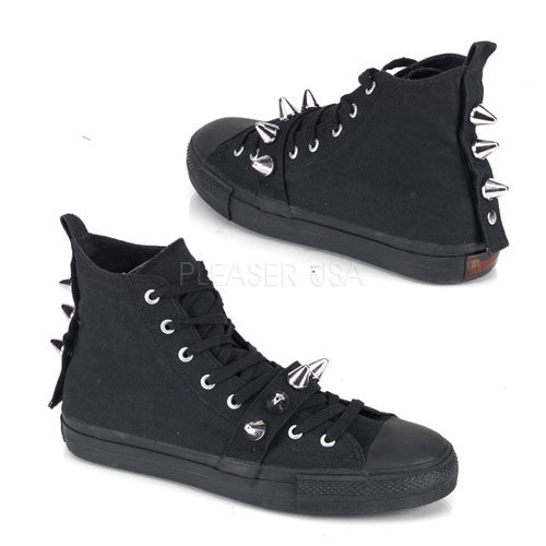 Demoniacult DEV104 Black/Black Sexy Shoes Discontinued Sale Stock