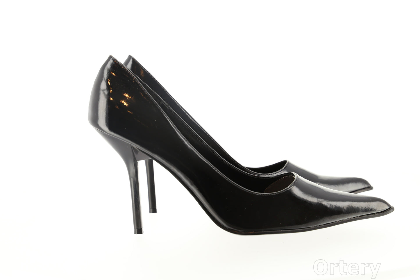 FOXY-01 Pleaser Blk Patent High Heel Alternative Footwear Discontinued Sale Stock