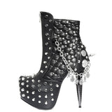 HERA Hades Black High Heel Alternative Footwear Discontinued Sale Stock