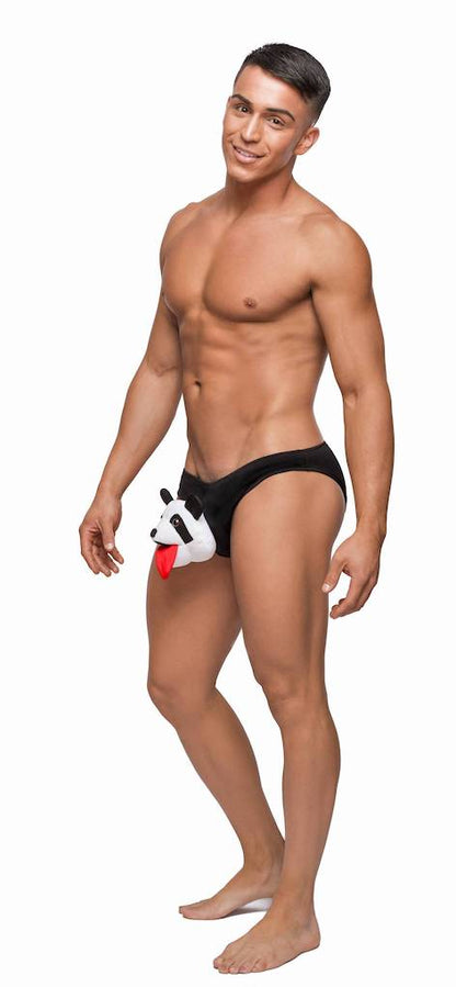 MPPAK724 Malepower Bad Ass Panda Bikini Black