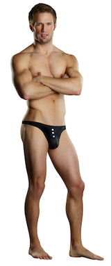 MPPAK823 Malepower Male Power E-Z Access Botón tanga Black