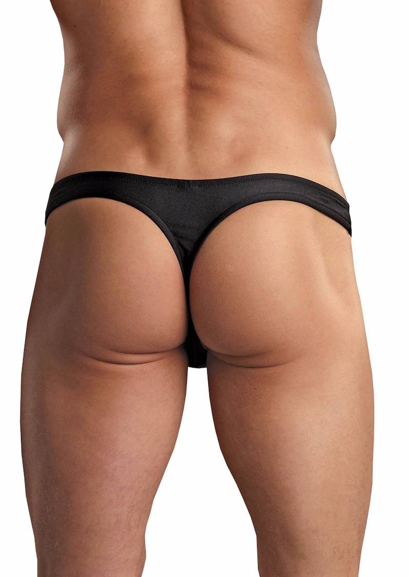 MPPAK872 MINI MINI POUCH THONG - negru