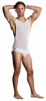 MPPAK890 Malepower Singlet - White