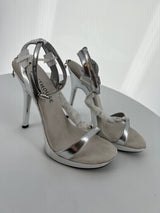 PH502-JOEY Penthouse Silver High Heel Alternative Footwear Discontinued Sale Stock