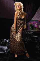 STM30113  Seven Til Midnight SALE Lingerie Joan Gown Brown