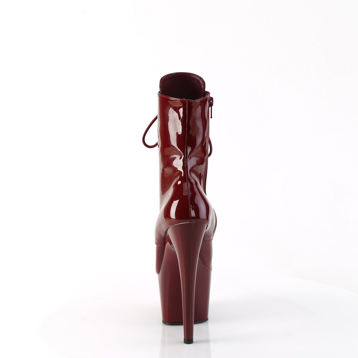 Patent burgundy hot sale ankle boots