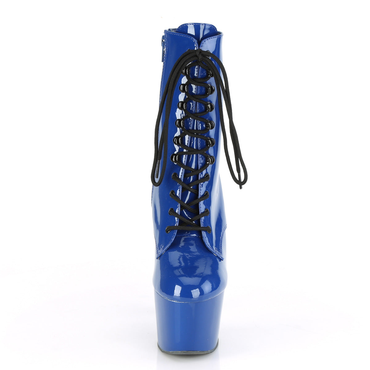 adore 1020_pleaser_platforms_exotic_dancing_ankle_mid calf_boots_pleasers_royal_blue_patent_royal_blue