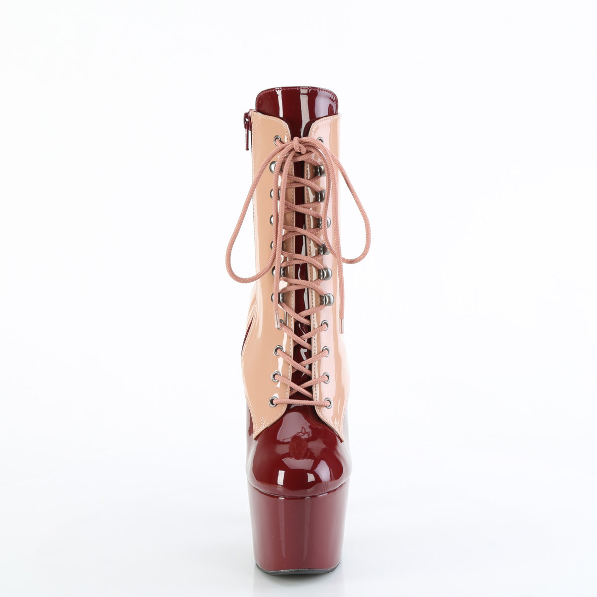 adore 1020dc pleaser sexy footwear blush burgundy pat m