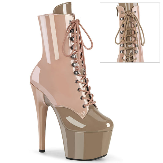 ADORE-1020DC Pleaser Lace Up Pole Dancing Ankle Boots