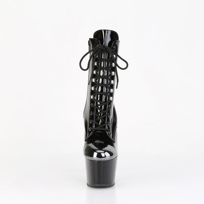 ADORE-1020ESC Pleaser Pole Dancing Black Patent Kinky Boots