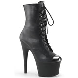 ADORE-1020ESC Pleaser Black Pole Dancing Platform Ankle Boots