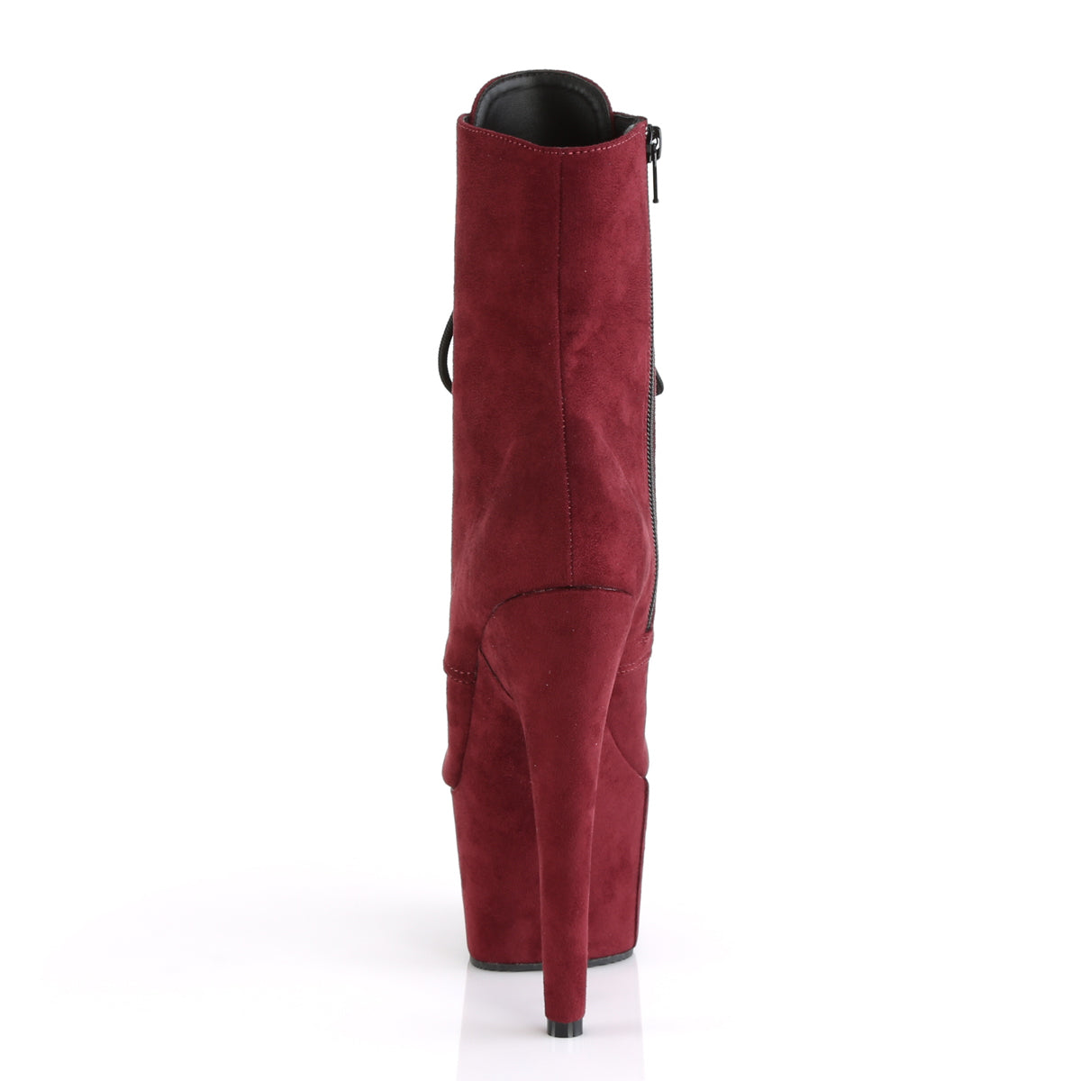 Burgundy pleaser hot sale boots