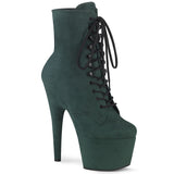 Adore-1020FS Pleaser 7 "Tacón esmeralda verde Dancing Dancing Boot