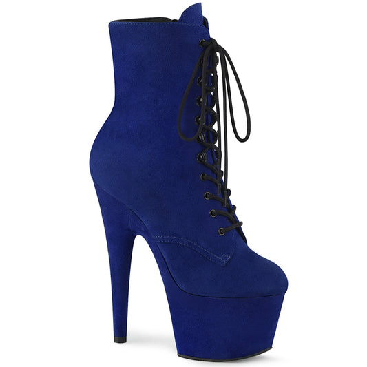 ADORE-1020FS 7" Heel Royal Blue Exotic Dancing Ankle Boots-Pleaser- Sexy Shoes