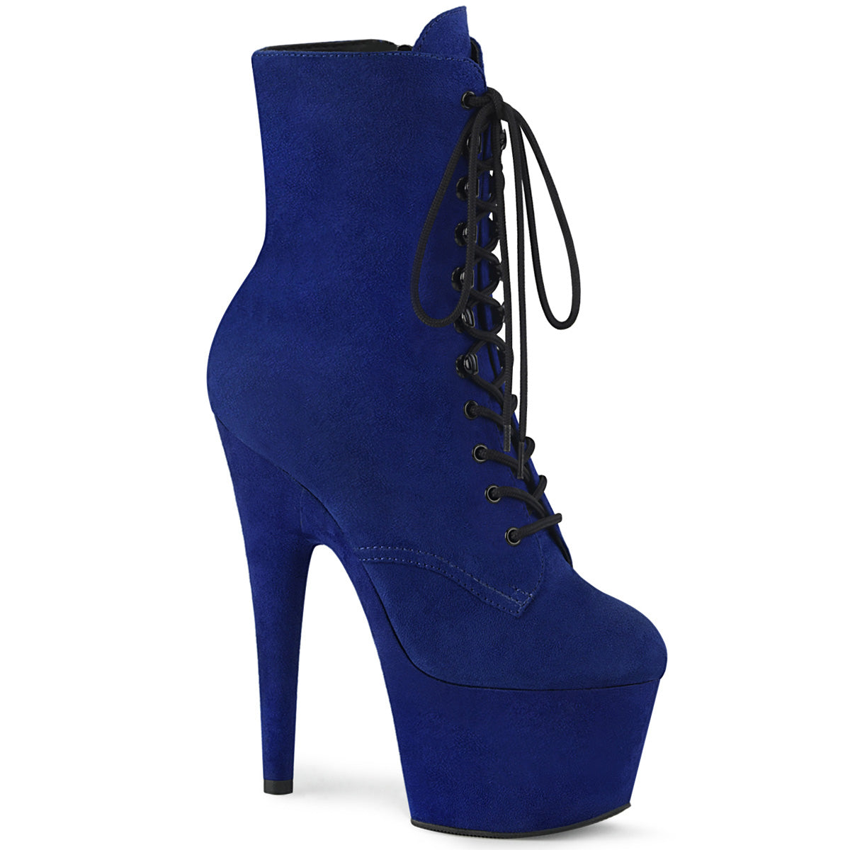 ADORE-1020FS 7" Heel Royal Blue Exotic Dancing Ankle Boots