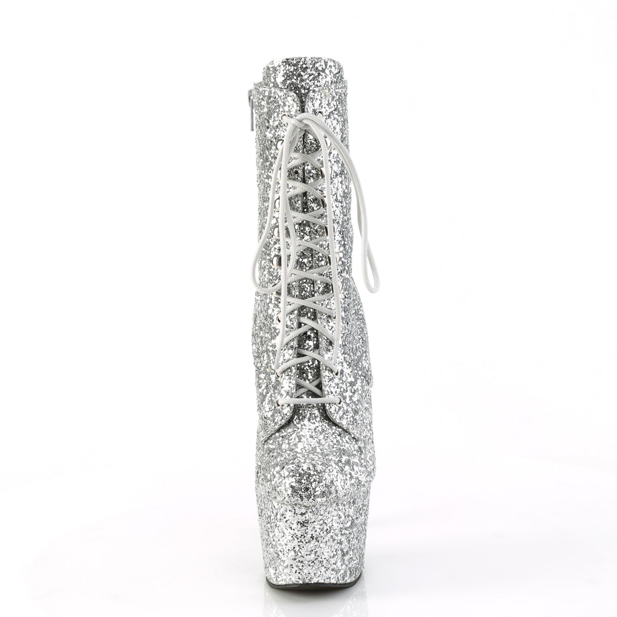 ADORE-1020GWR Pleaser Silver Glitter/Silver Glitter Kinky Boots (Exotic Dancing)