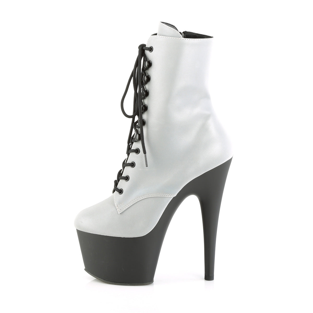 ADORE-1020REFL Pleaser Pole Dancing Shoes Ankle Boots Pleasers - Sexy Shoes Pole Dance Heels