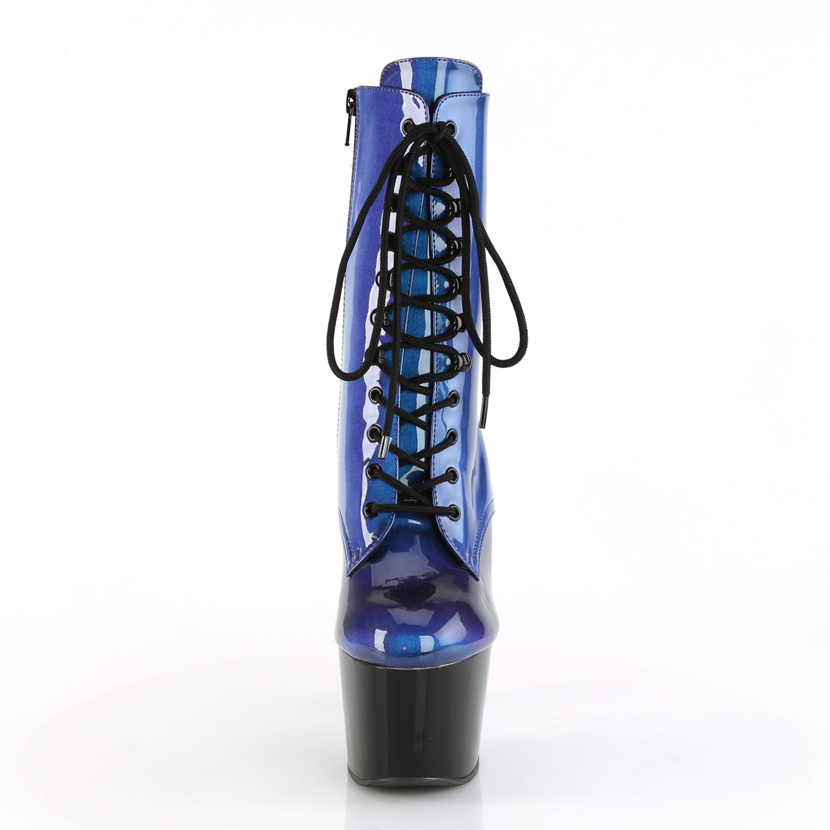 ADORE-1020SHG 7" Heel Blue Purple Pole Dancer Ankle Boots-Pleaser- Sexy Shoes Alternative Footwear