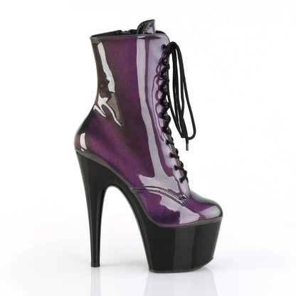 ADORE-1020SHG 7" Heel Purple Pole Dancing Ankle Boots-Pleaser- Sexy Shoes Fetish Heels
