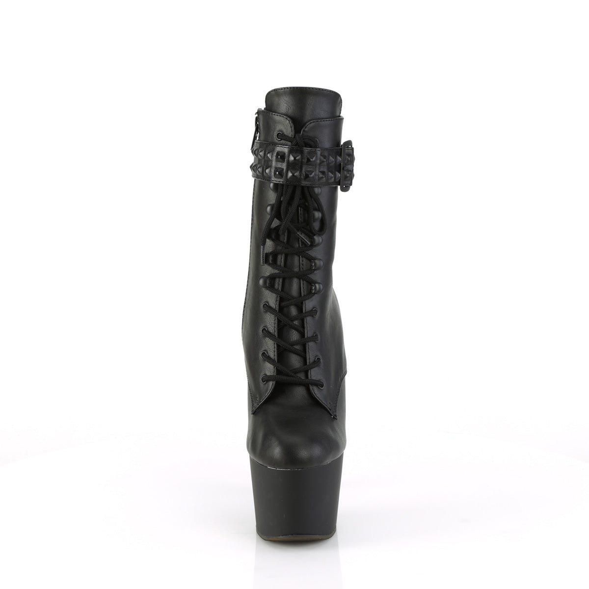 adore 1020str pleaser blk faux leather blk matte platforms exotic dancing