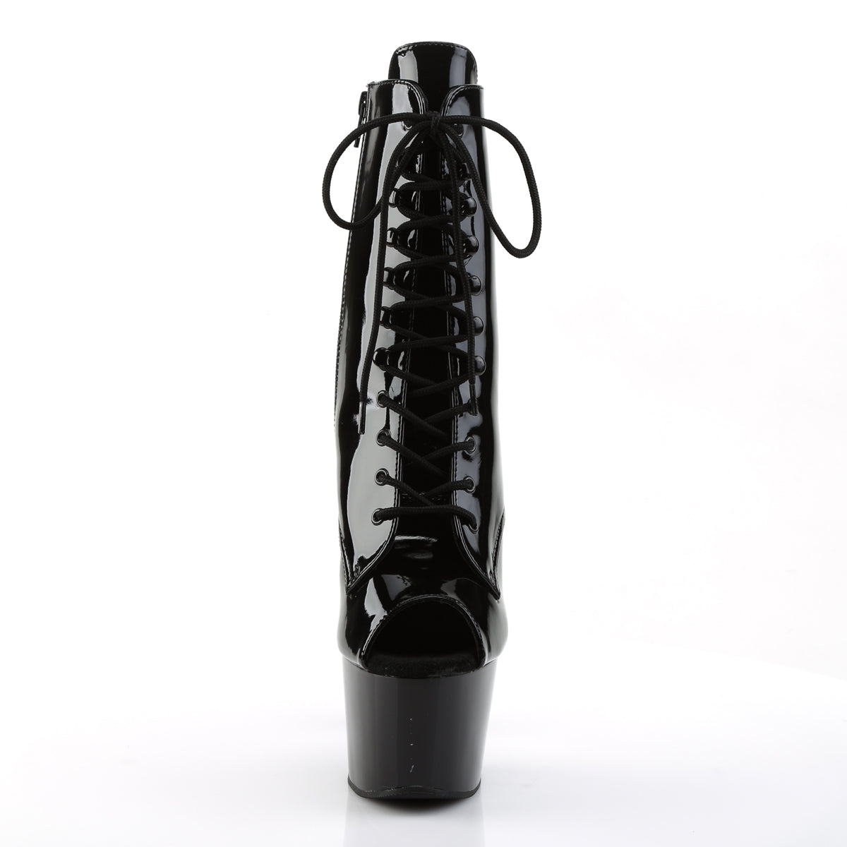 adore 1021 pleaser stripper sexy shoes 7 inch heel platforms peep toe lace up ankle boots