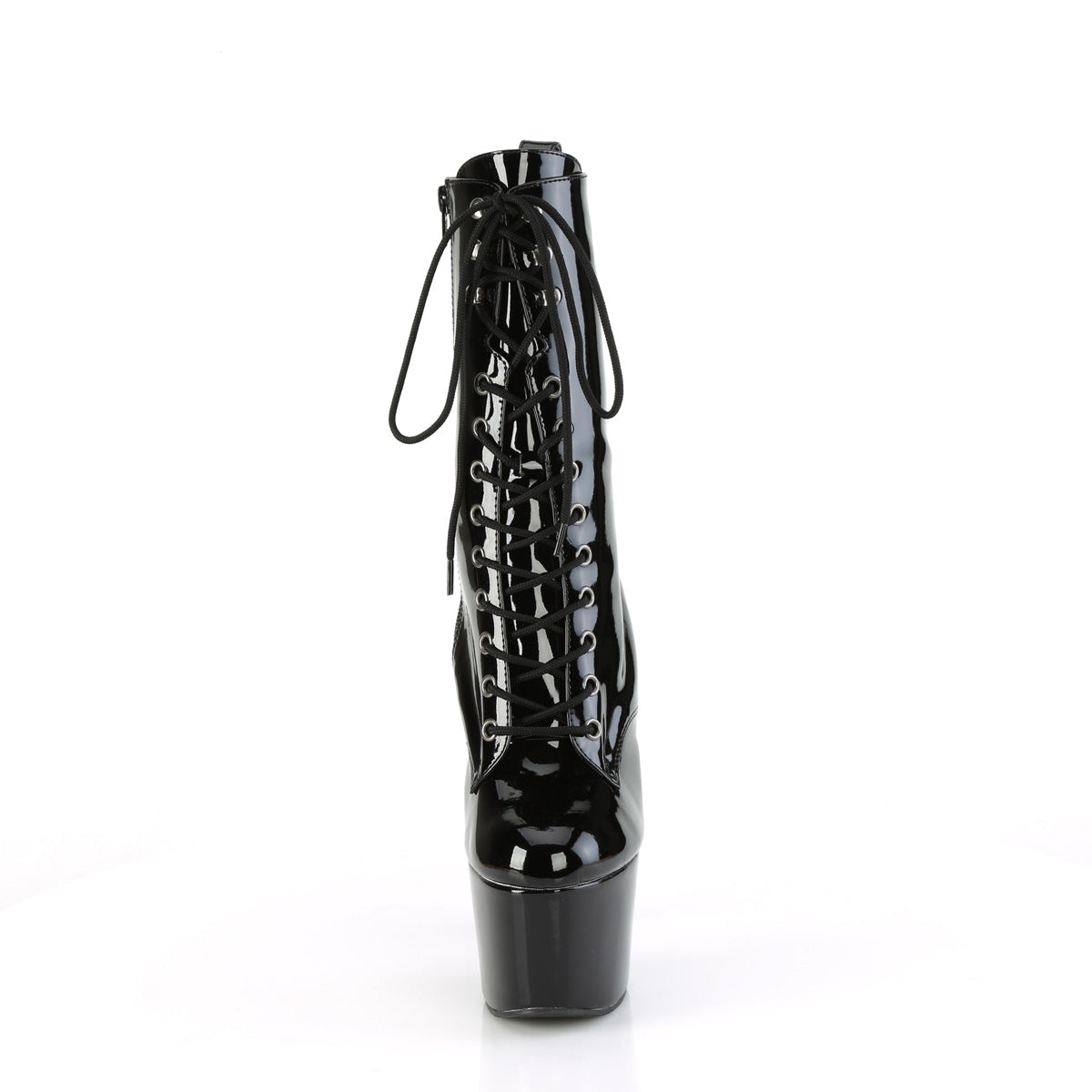 ADORE-1040WR-HG Pleaser Black Holo Patent Exotic Dancing Boots