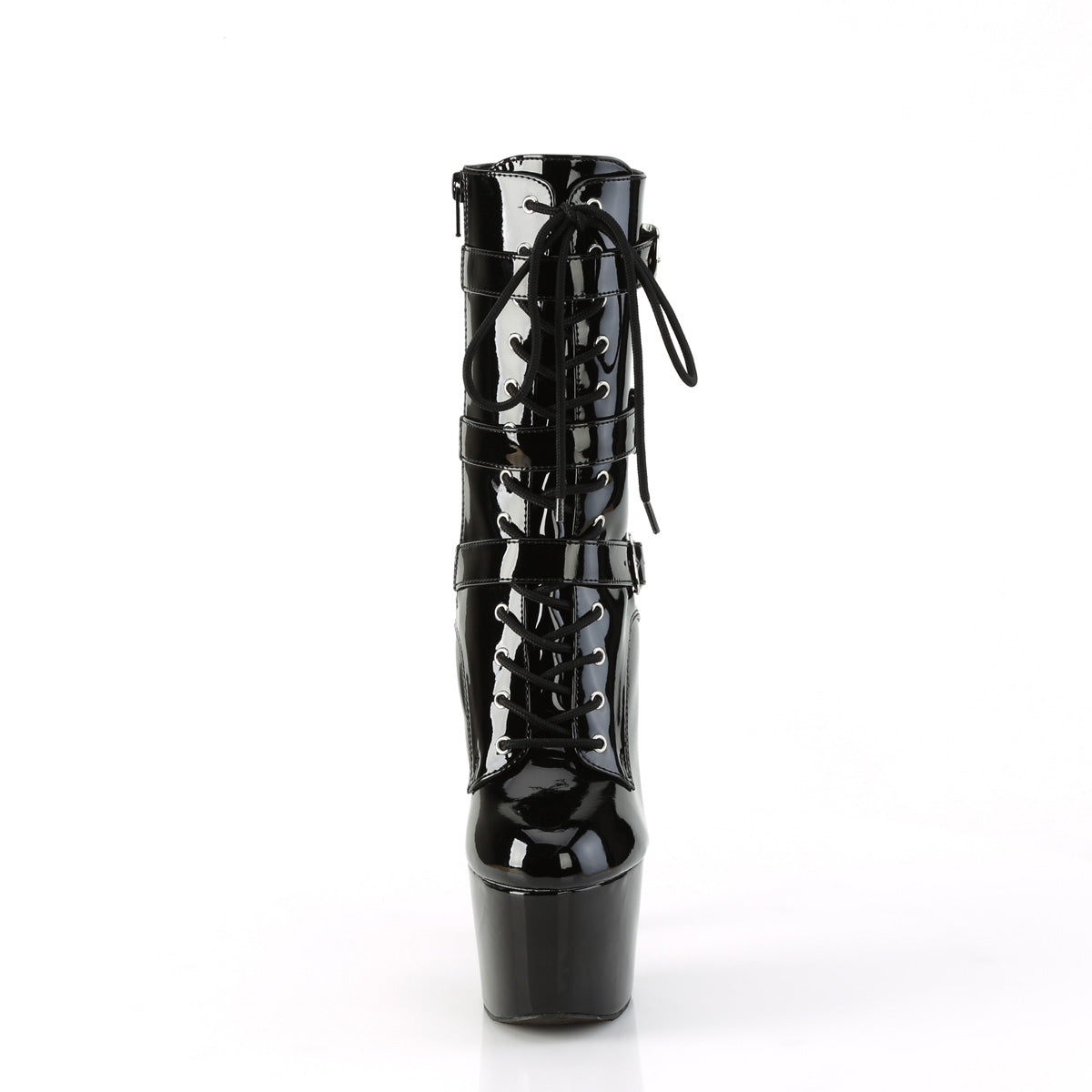 adore 1043 pleaser black patent black patent shoes