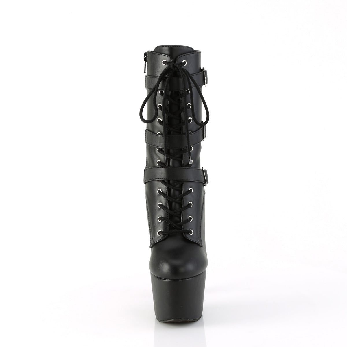 adore 1043 pleaser black faux leather matching shoes