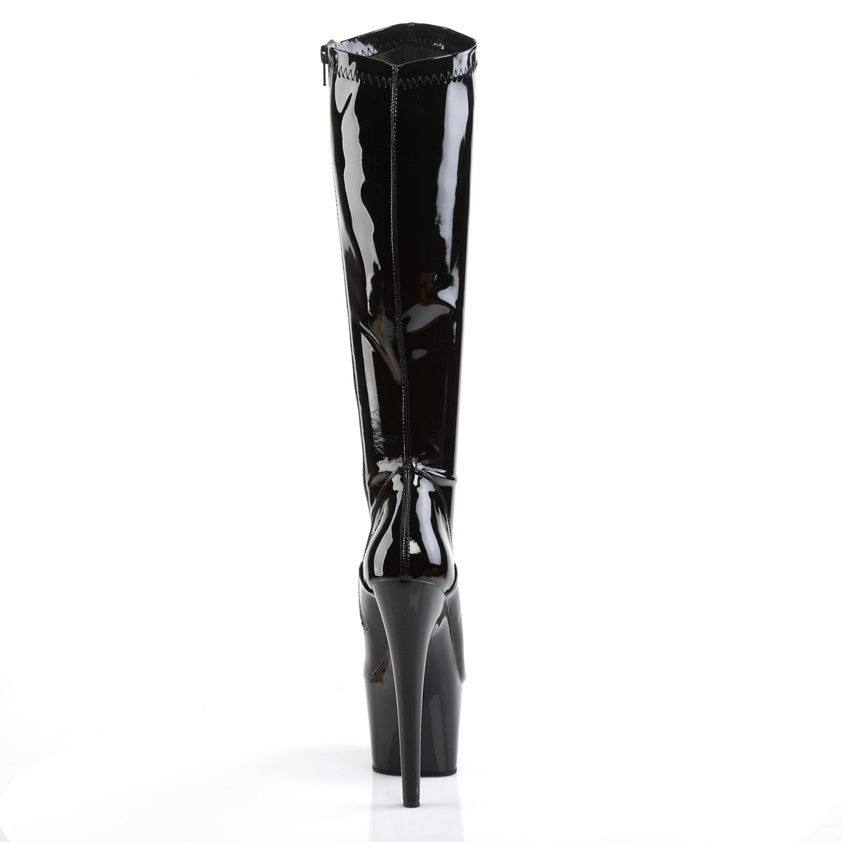 adore 1031gm_pleaser_platforms_exotic_dancing_ankle_mid calf_boots_pleasers_white_fabric rs_clear