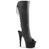 Adore-2018 Pleasers Heel Heel Black Pole Dancer Boots High Boots