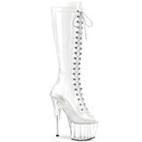 adore 2021c_pleaser_platforms_exotic_dancing_knee_high_boots_pleasers_clear_clear