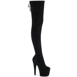 adore 3008_pleaser_platforms_exotic_dancing_thigh_high_boots_pleasers_black_stretch_faux_suede_black_faux_suede