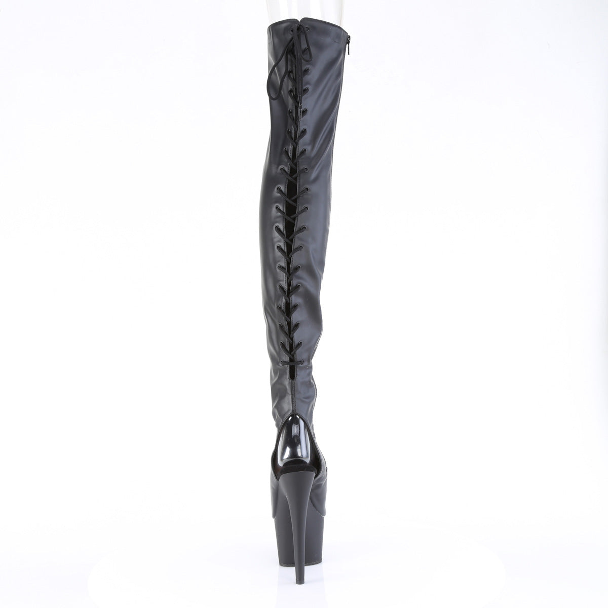 adore 3022 pleaser sexy footwear blk str pat blk