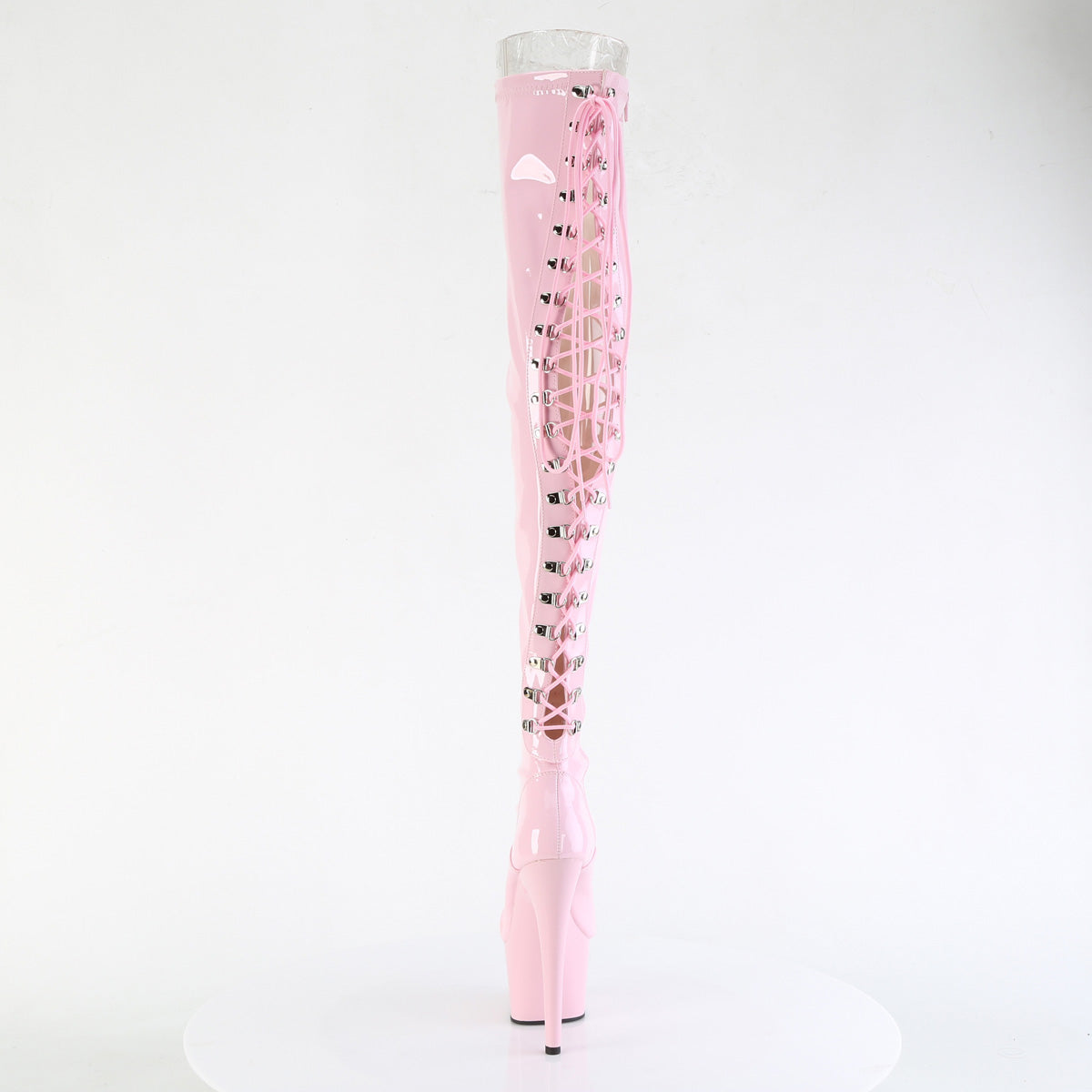 Baby Pink Thigh High Boots - ADORE-3063 | Pleaser Pole Dancing Shoes - S L Supplies Ltd Baby Pink Thigh High Boots - ADORE-3063 | Pleaser Pole Dancing Shoes - S L Supplies Ltd