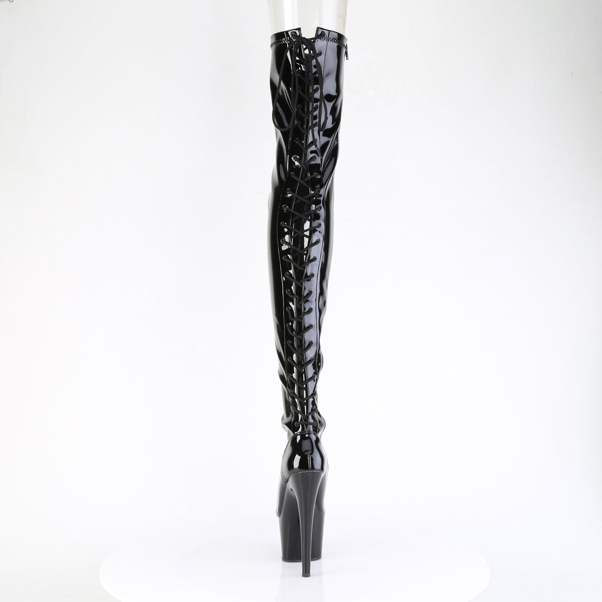 adore 4000slt pleaser pole dancing shoes blk str pat blk