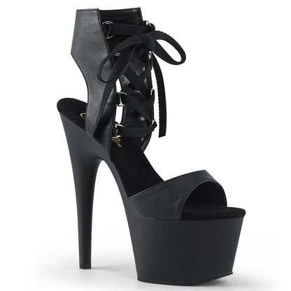 Adore-700-14 Sexy Sexy 7 "каблуки черные танцевальные сандалии