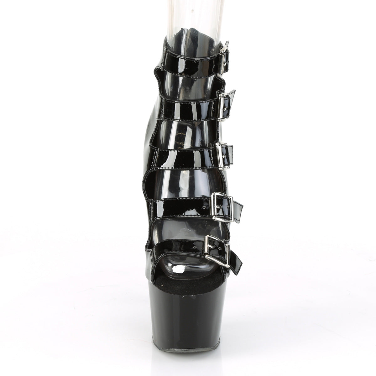 adore 700 33_pleaser_platforms_exotic_dancing_ankle_mid calf_boots_pleasers_black_patent_black