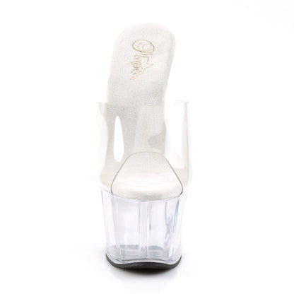 ADORE-701 Pleasers Sexy 7 Inch Heel Clear Pole Shoes