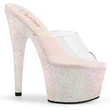Opal Glitter 7 Inch Glamour Platform Shoes -  Pleaser ADORE-701HMG