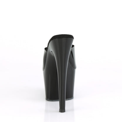 ADORE-701N Pleaser 7 Inch Heel Black Pole Dancing Shoes-Pleaser- Sexy Shoes Fetish Footwear