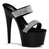 Black 7 Inch Lap Dance Platform Shoes -  Pleaser ADORE-702-2