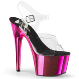 H. Pink 7 Inch Strippers Platform Shoes -  Pleaser ADORE-708