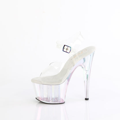 ADORE-708HT Pleaser 7" Holographic Tinted Platform Exotic Dancing Heels